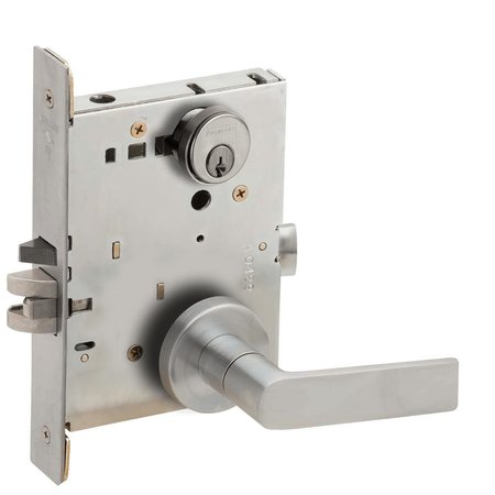 SCHLAGE Grade 1 Entrance Office with Auto Unlocking Mortise Lock, Conventional Cylinder, S123 Keyway, 01 Lev L9056P 01A 626